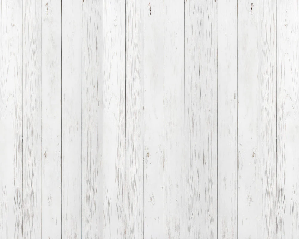 Kate White Old Wood Grain Floor Rubber Floor Mat - Image 3