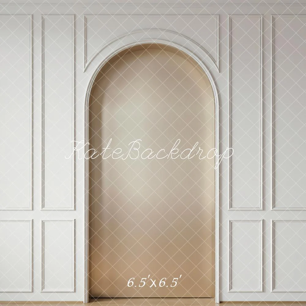 Kate White Panelled Wall Archway Backdrop Designed by Mini MakeBelieve - Image 2