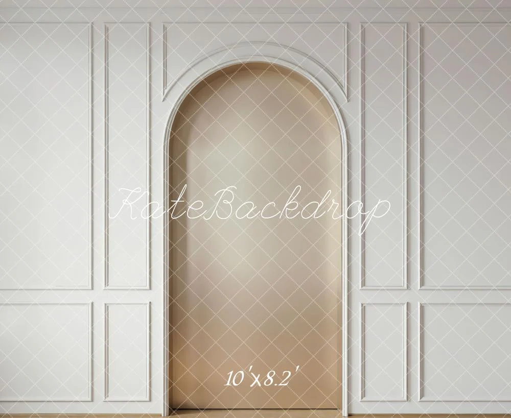 Kate White Panelled Wall Archway Backdrop Designed by Mini MakeBelieve - Image 6