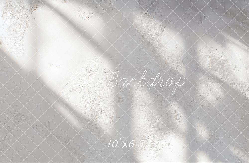 Kate White Textured Wall Shadows Fleece Backdrop Designed by Emetselch - Image 2
