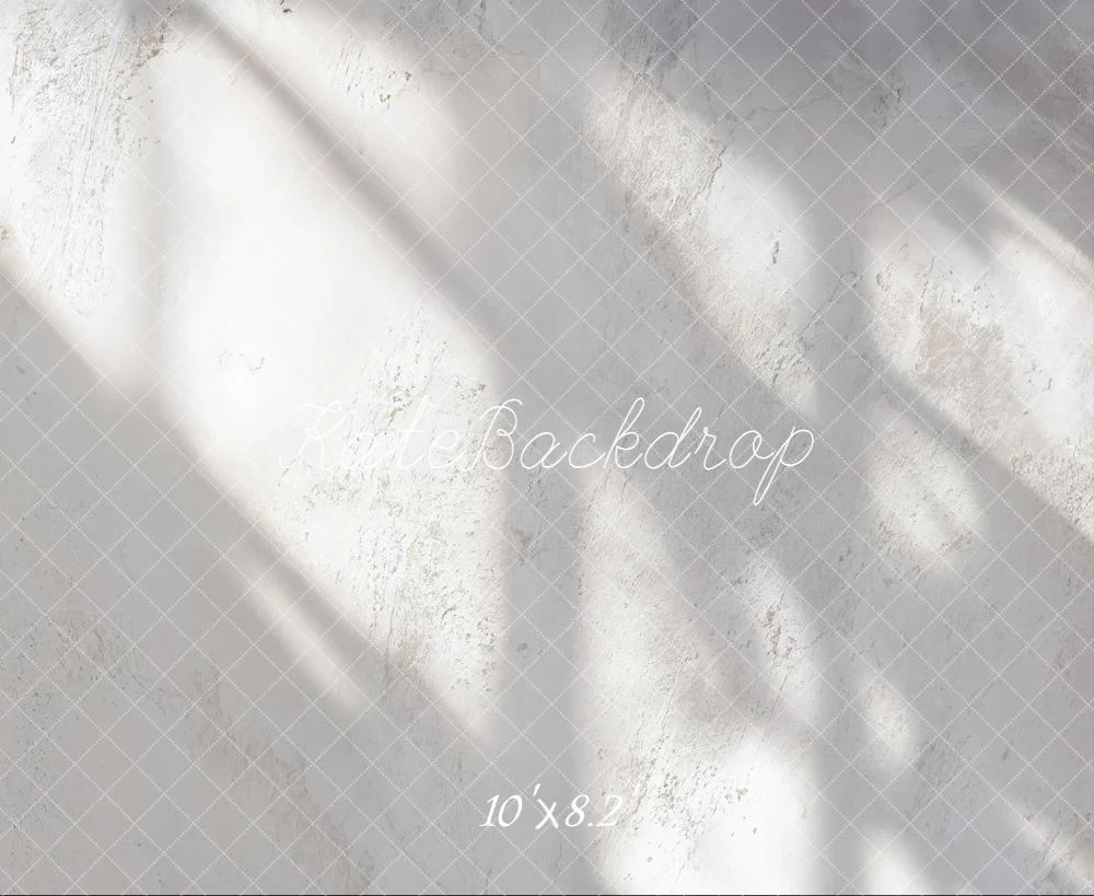 Kate White Textured Wall Shadows Fleece Backdrop Designed by Emetselch - Image 3