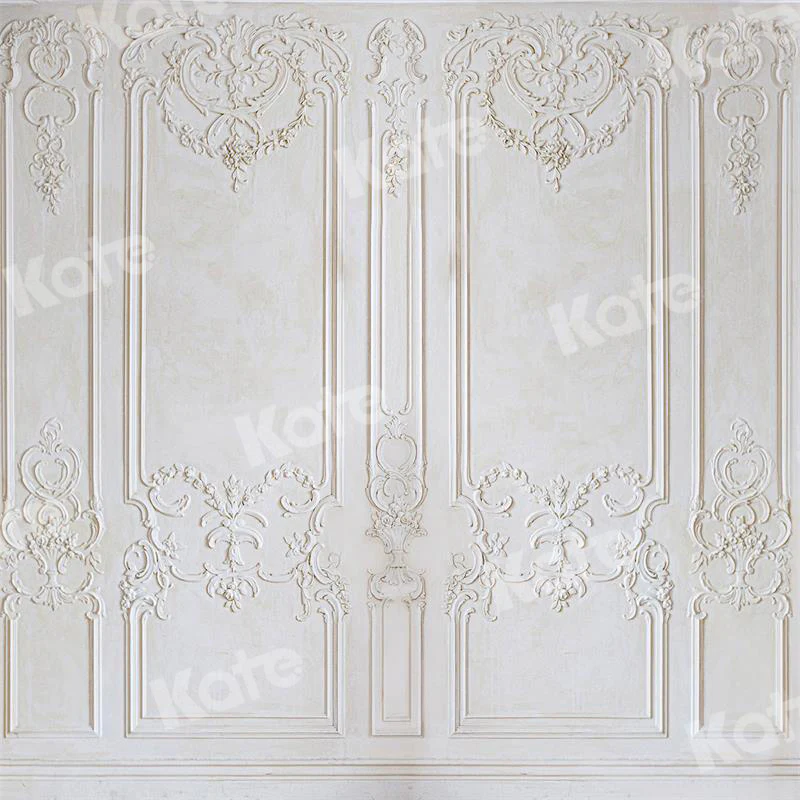Kate White Vintage Pattern Wall Backdrop for Photography - Image 2