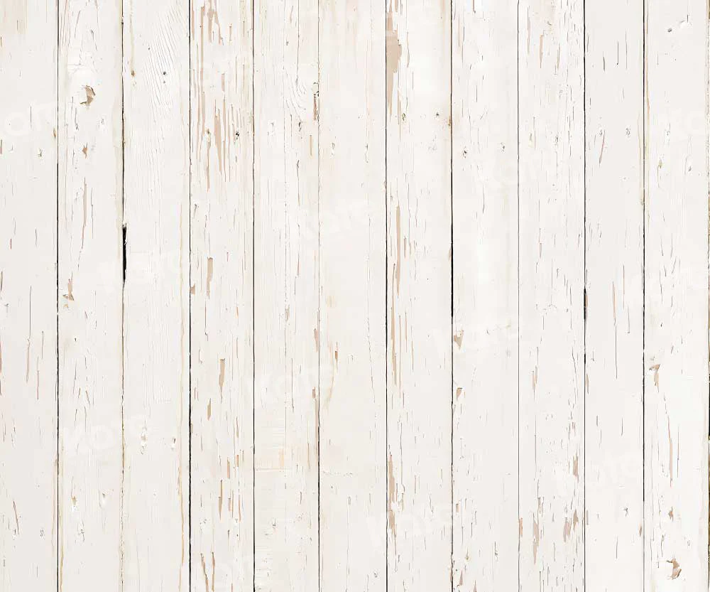 Kate White Wood Floor Fleece Backdrop for Photography - Image 3