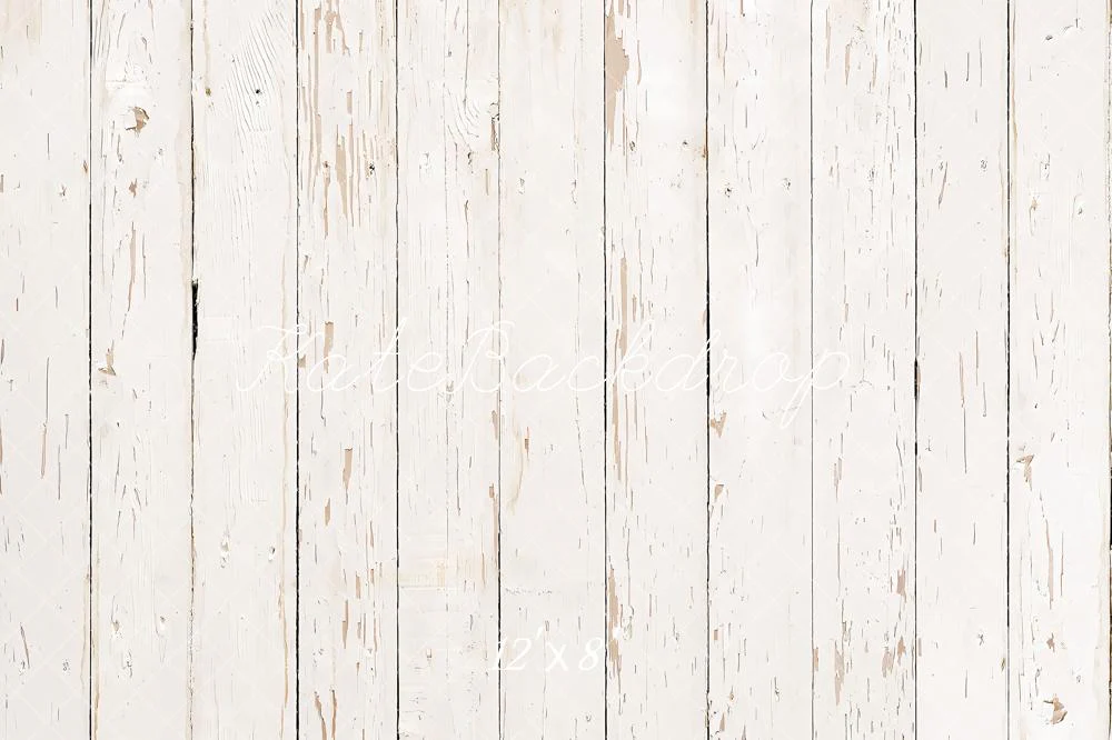Kate White Wood Floor Fleece Backdrop for Photography - Image 4