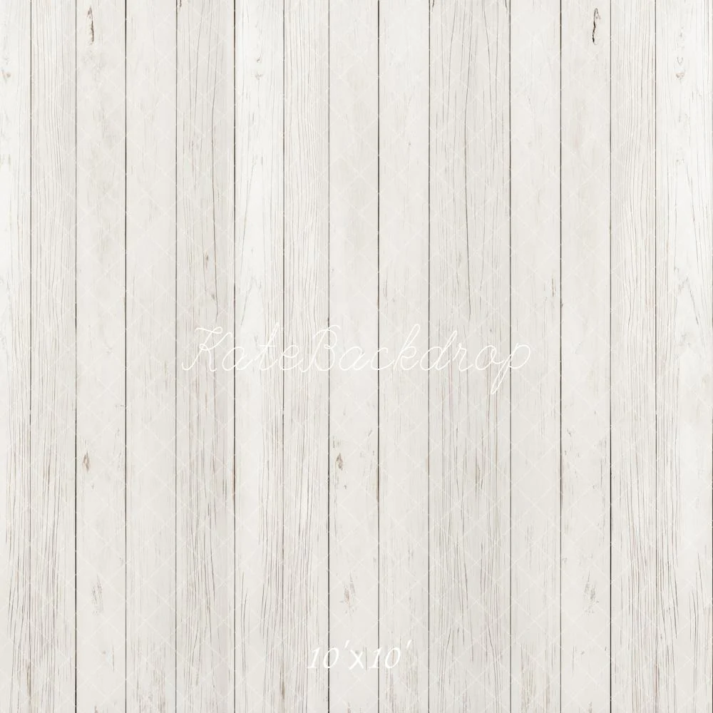 Kate White Wood Plank Texture Floor Backdrop Designed by Kate Image - Image 7