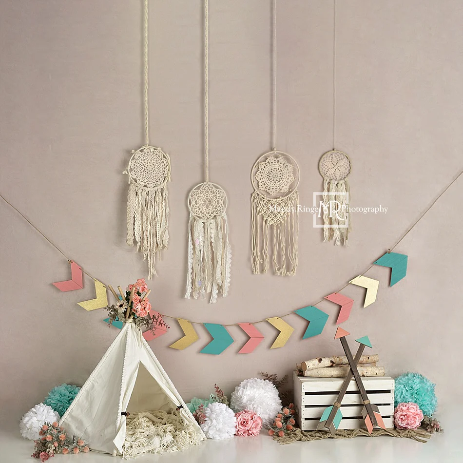 Kate Wild Boho Girl Birthday Backdrop Designed By Mandy Ringe Photography - Image 5