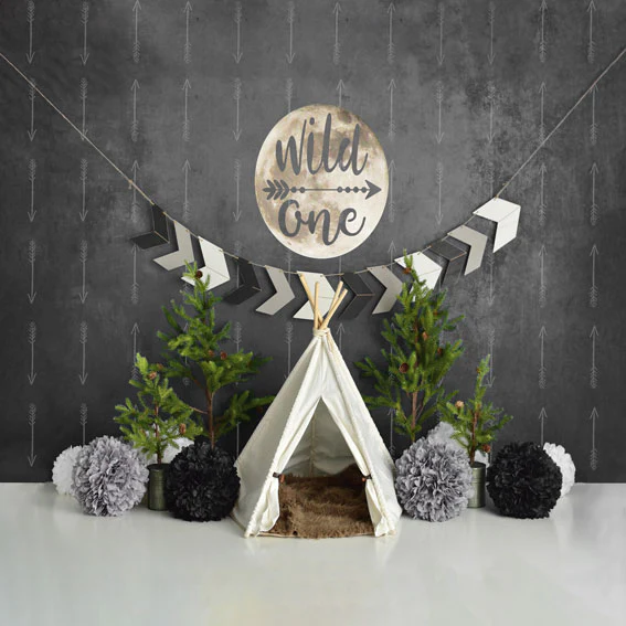 Kate Wild One Boy First Birthday Backdrop Designed By Mandy Ringe Photography - Image 5