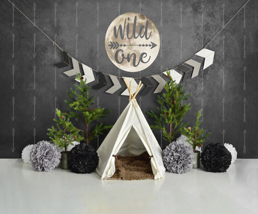 Kate Wild One Boy First Birthday Backdrop Designed By Mandy Ringe Photography - Image 7
