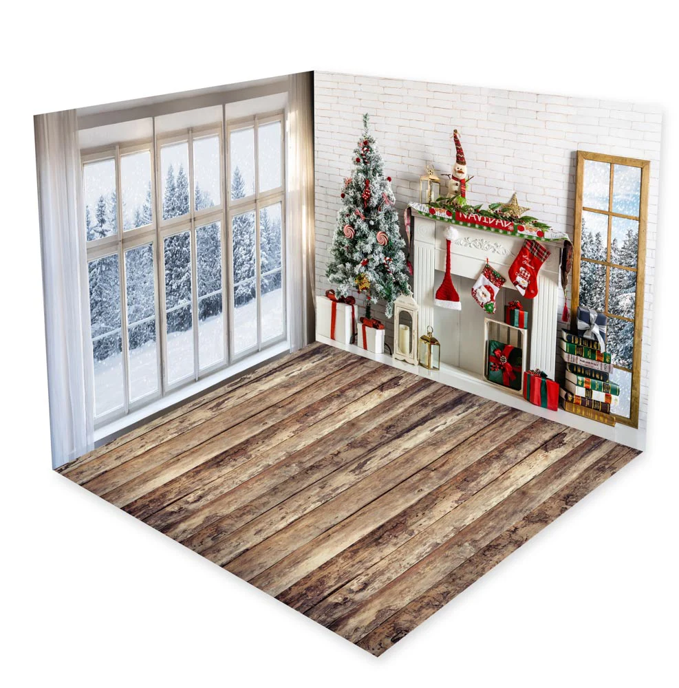 Kate Winter Christmas Fireplace Room Set - Image 2