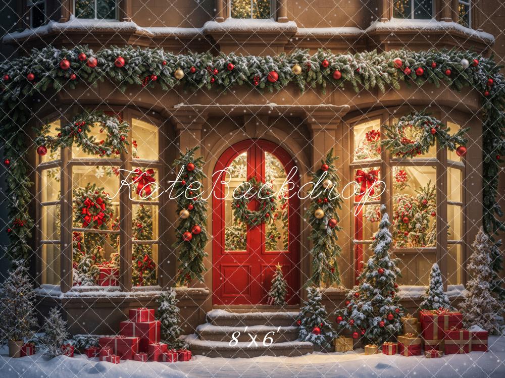 Kate Winter Christmas Gift Store Backdrop Designed by Chain Photography - Image 3