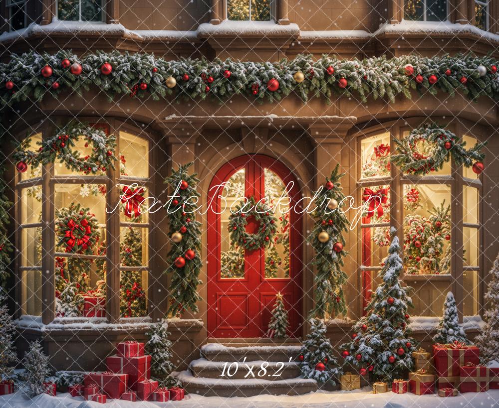 Kate Winter Christmas Gift Store Backdrop Designed by Chain Photography - Image 5