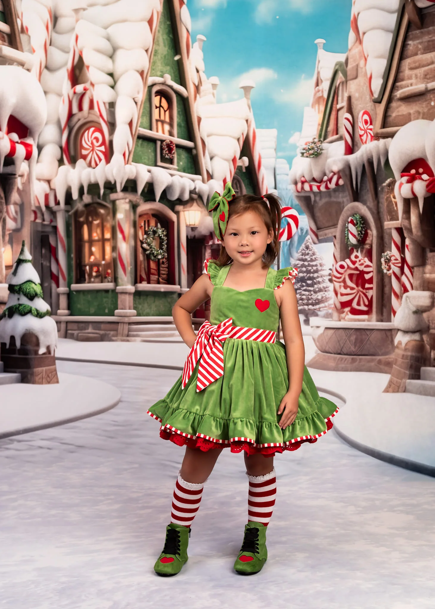 Kate Winter Christmas Town Backdrop Designed by Emetselch - Image 5