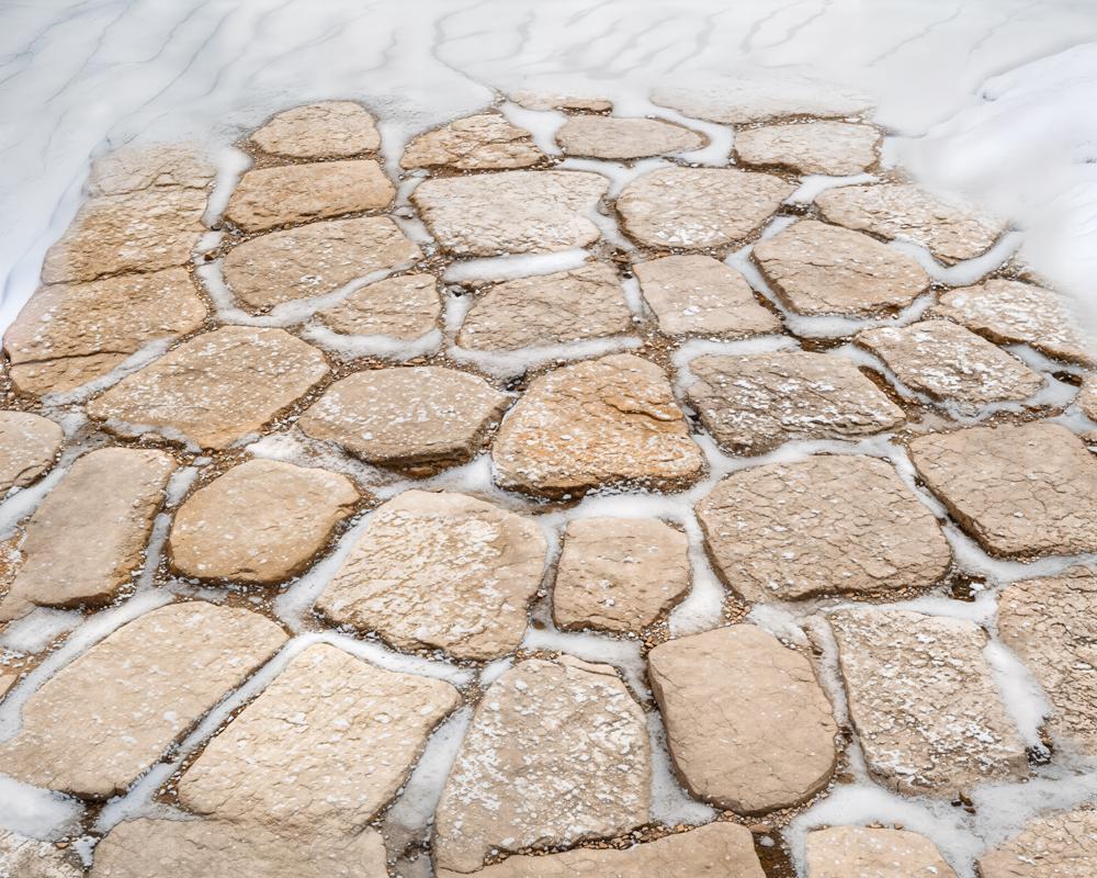 Kate Winter Cobblestone Snow Rubber Floor Mat - Image 2