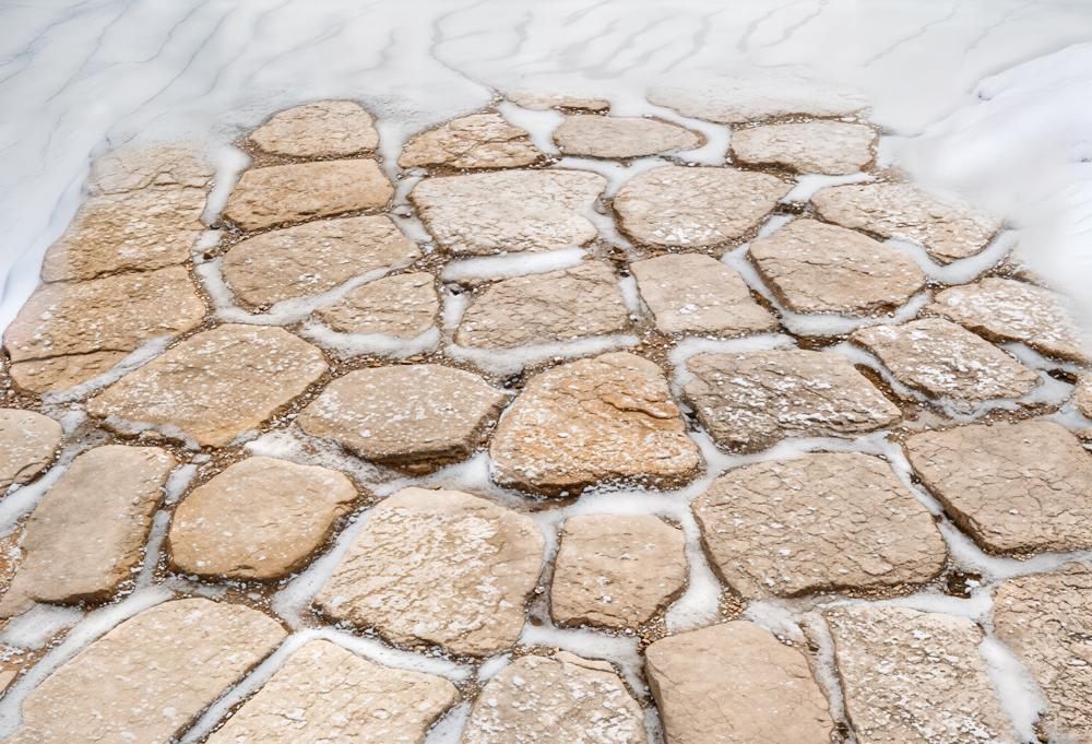 Kate Winter Cobblestone Snow Rubber Floor Mat - Image 3
