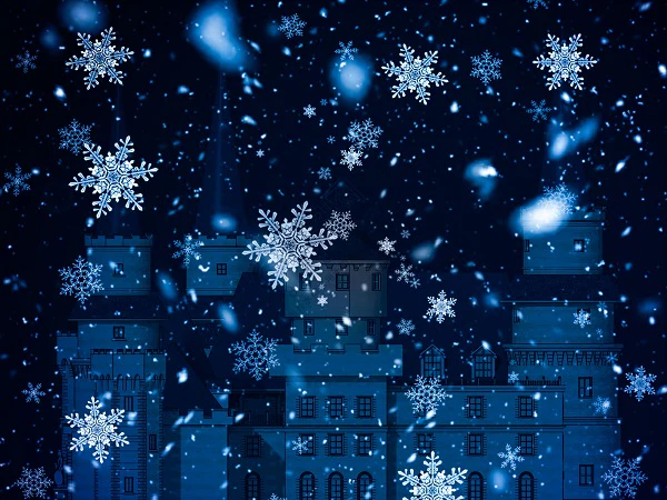 Kate Winter Frozen Castle Backdrop for Photography Designed by JFCC - Image 2