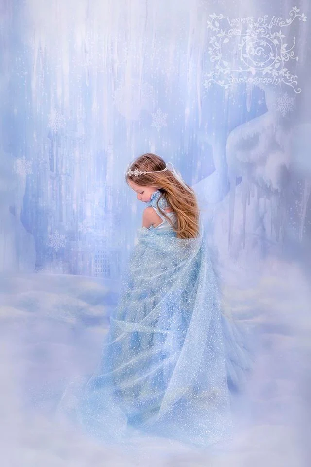 Kate Winter Ice Frozen Snow Castle/Christmas Backdrop Designed By Jerry_Sina - Image 3
