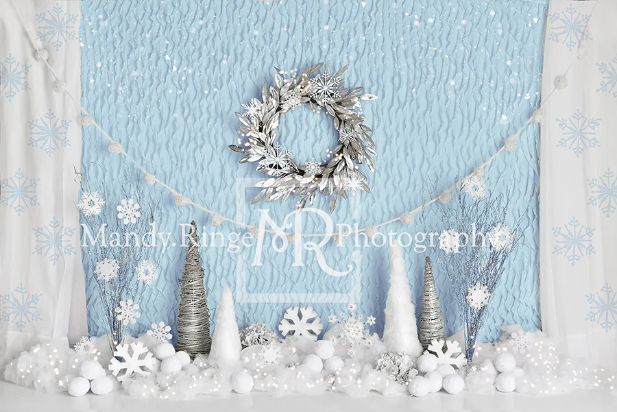 Kate Winter Onederland Snowflake Backdrop Designed By Mandy Ringe Photography - Image 2