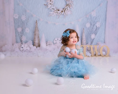Kate Winter Onederland Snowflake Backdrop Designed By Mandy Ringe Photography - Image 3