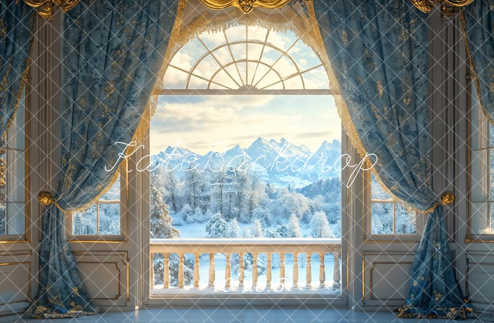 Kate Winter Palace Arch Door Curtains Backdrop Designed by Emetselch - Image 4