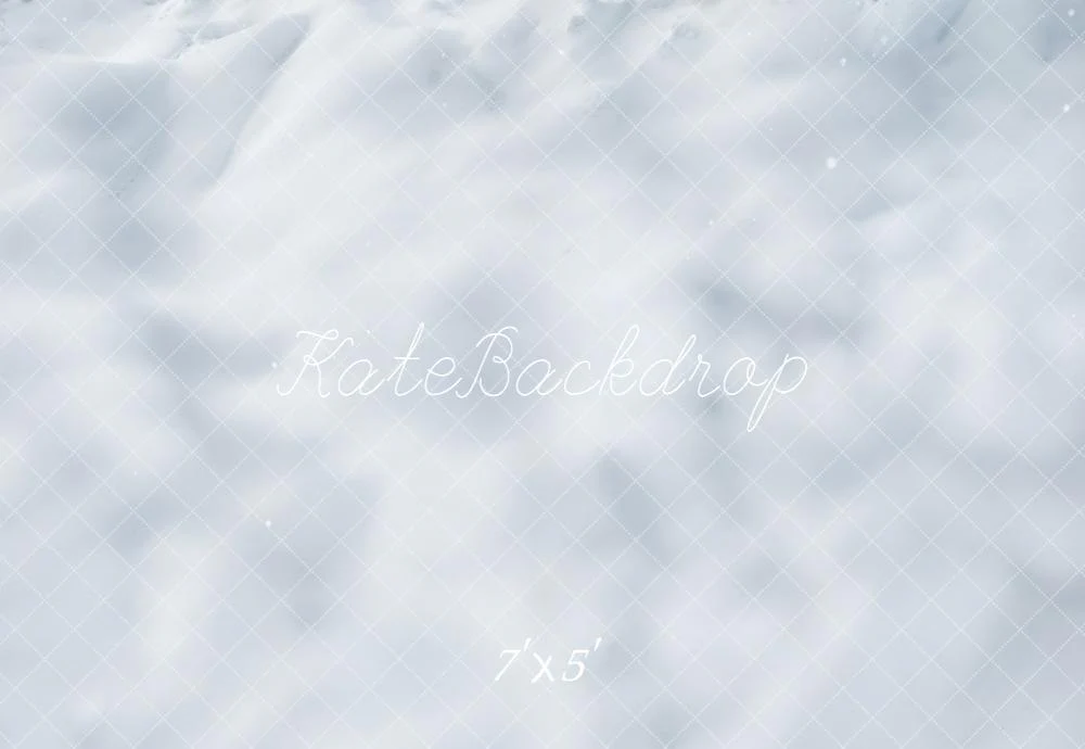 Kate Winter Snow Ground Backdrop Designed by Emetselch