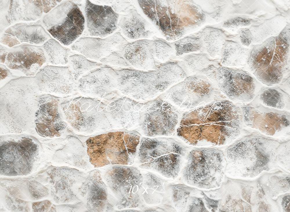 Kate Winter Snow Stone Vinyl Floor Backdrop - Image 4