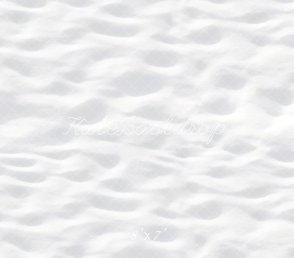 Kate Winter Snow Vinyl Floor Backdrop - Image 2