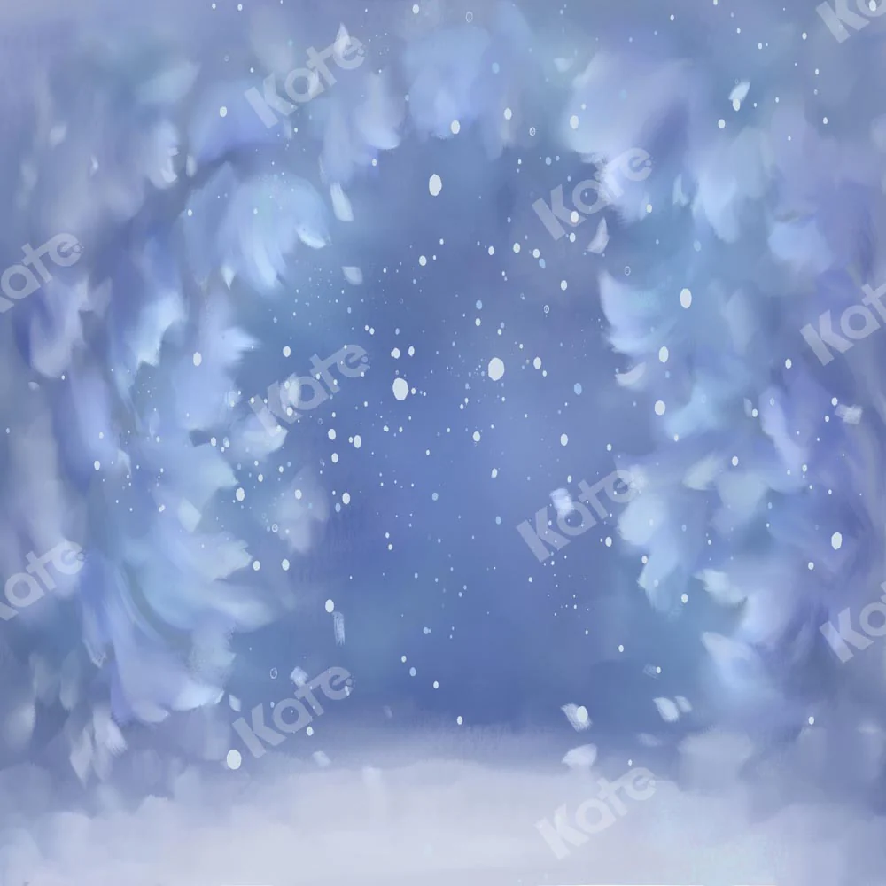 Kate Winter Snowflake Blue Dream Backdrop Designed by GQ - Image 2