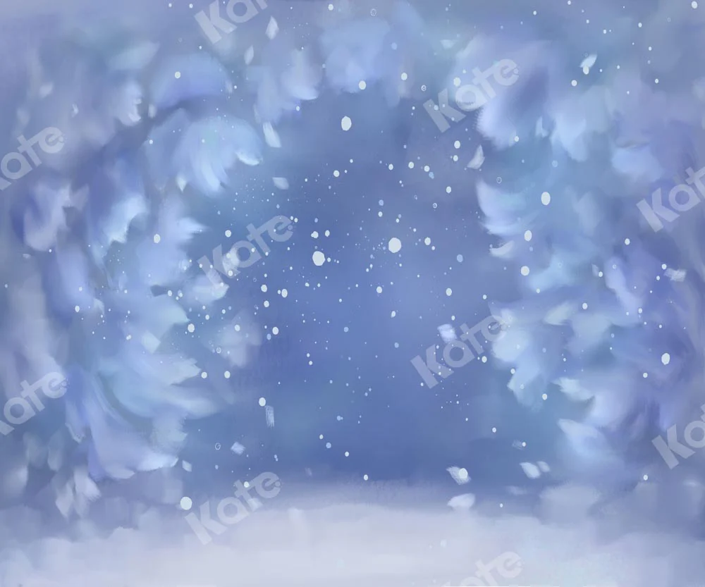 Kate Winter Snowflake Blue Dream Backdrop Designed by GQ - Image 3