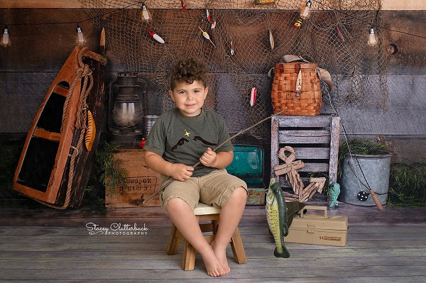 Kate Wood Gone Fishing Backdrop Designed by Arica Kirby - Image 10