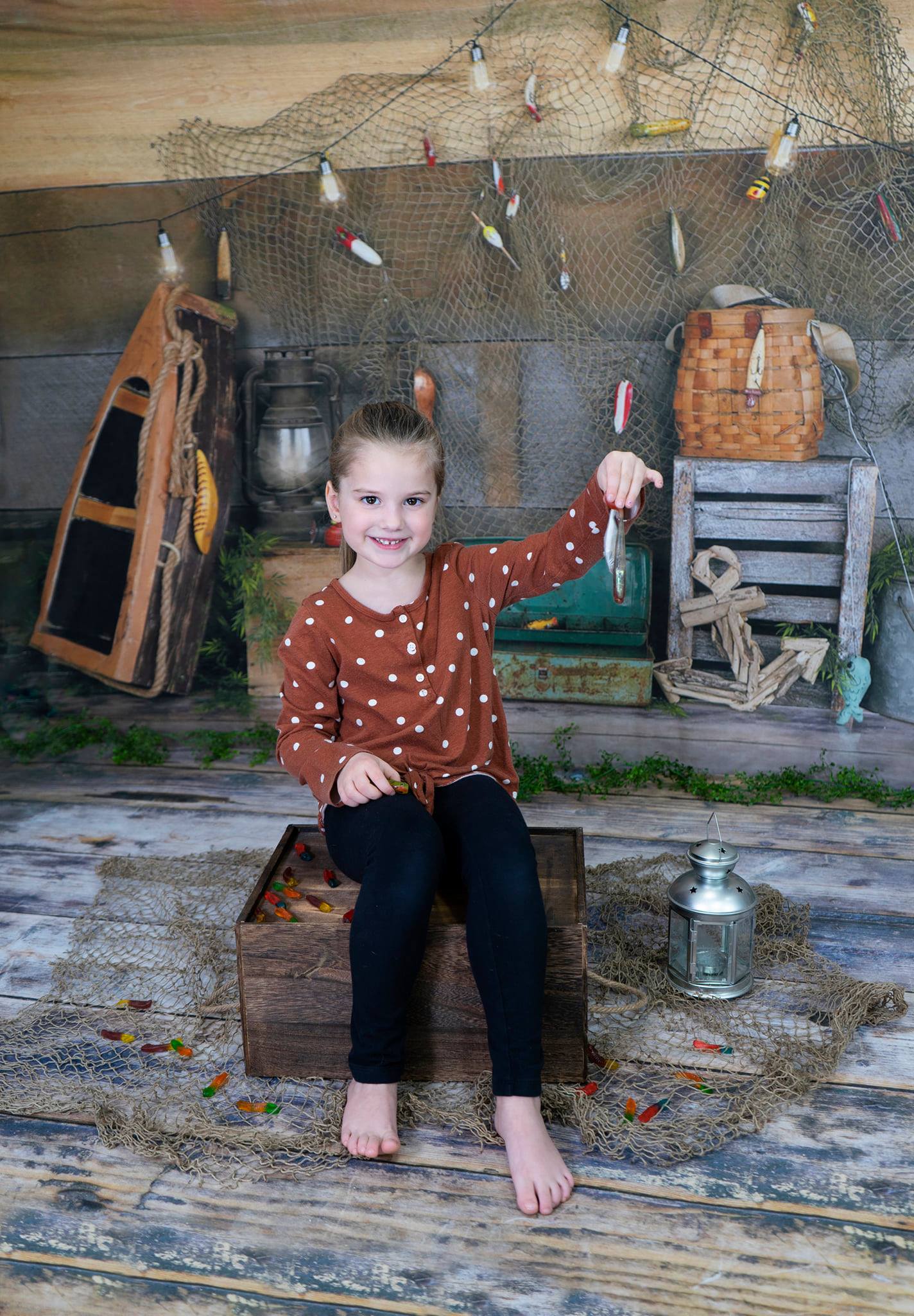 Kate Wood Gone Fishing Backdrop Designed by Arica Kirby - Image 14