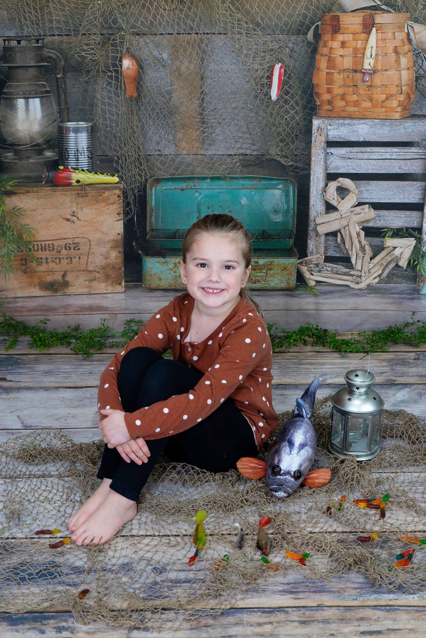 Kate Wood Gone Fishing Backdrop Designed by Arica Kirby - Image 15