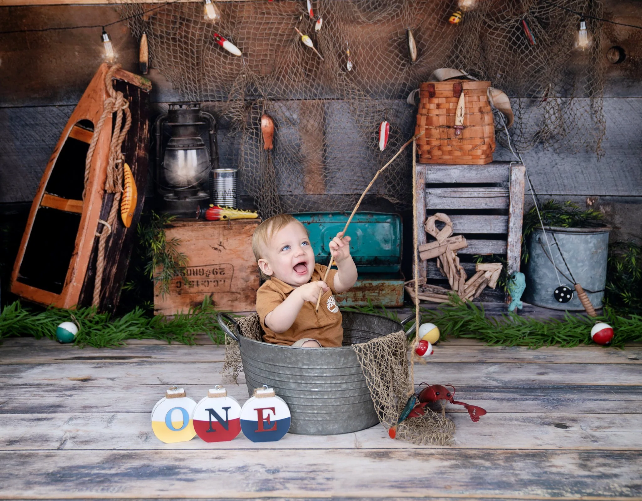 Kate Wood Gone Fishing Backdrop Designed by Arica Kirby - Image 3