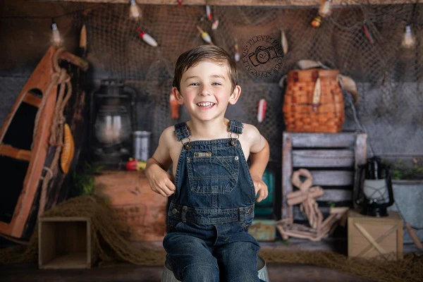 Kate Wood Gone Fishing Backdrop Designed by Arica Kirby - Image 4