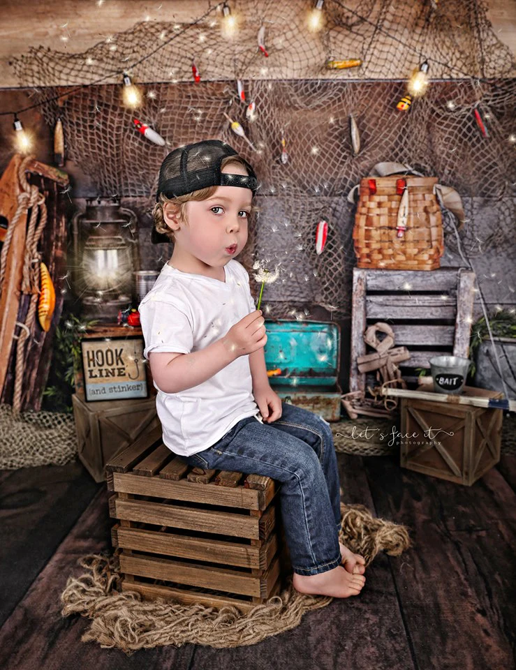 Kate Wood Gone Fishing Backdrop Designed by Arica Kirby - Image 6