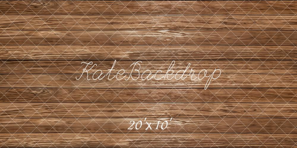 Kate Wood Plank Brown Rustic Floor Backdrop Designed by Emetselch - Image 8