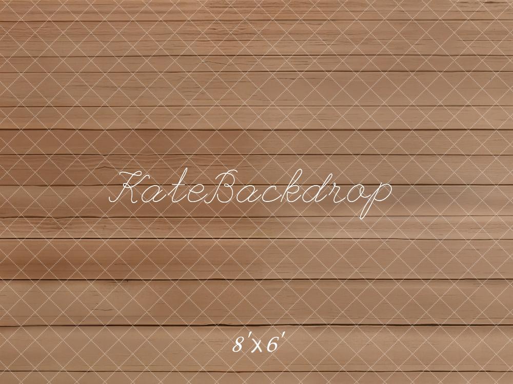 Kate Wood Texture Brown Floor Fleece Backdrop Designed by Emetselch