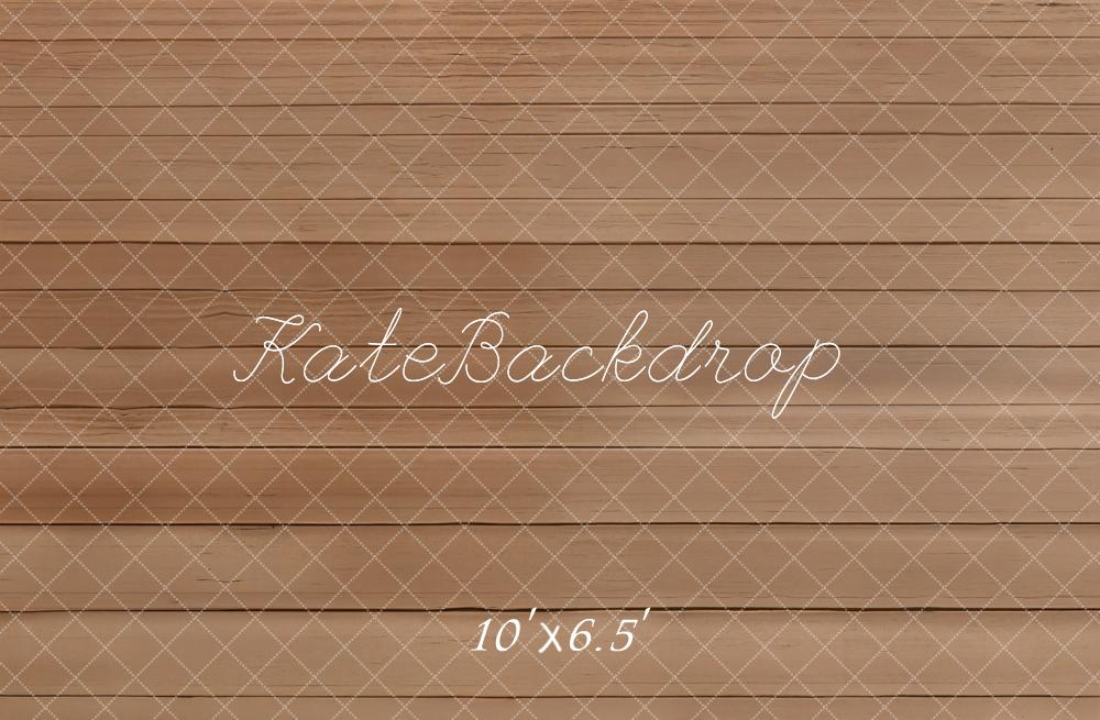 Kate Wood Texture Brown Floor Fleece Backdrop Designed by Emetselch - Image 2