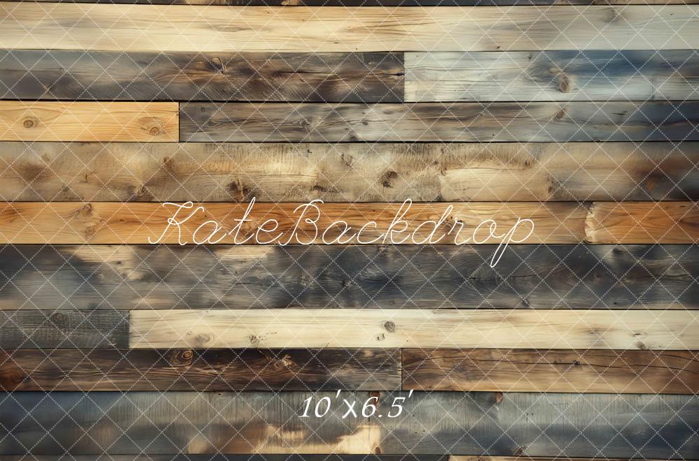 Kate Wood Texture Vintage Floor Backdrop Designed by Mini MakeBelieve - Image 4