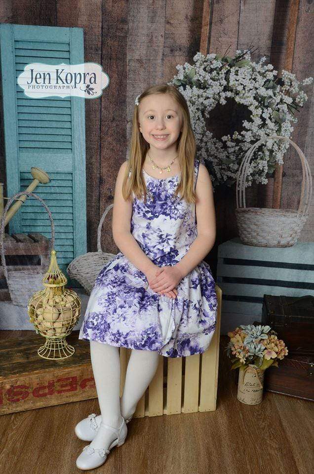 Kate Wood Wall Flowers Basket Decorations Spring Backdrop Designed by Tyna Renner - Image 3