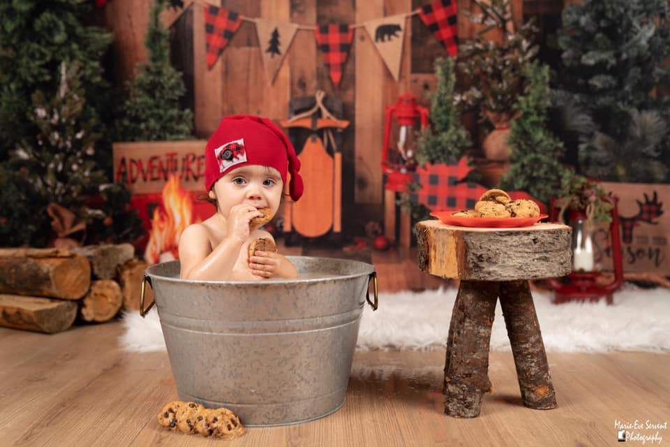 Kate Wood Toy Christmas Backdrop - Image 5