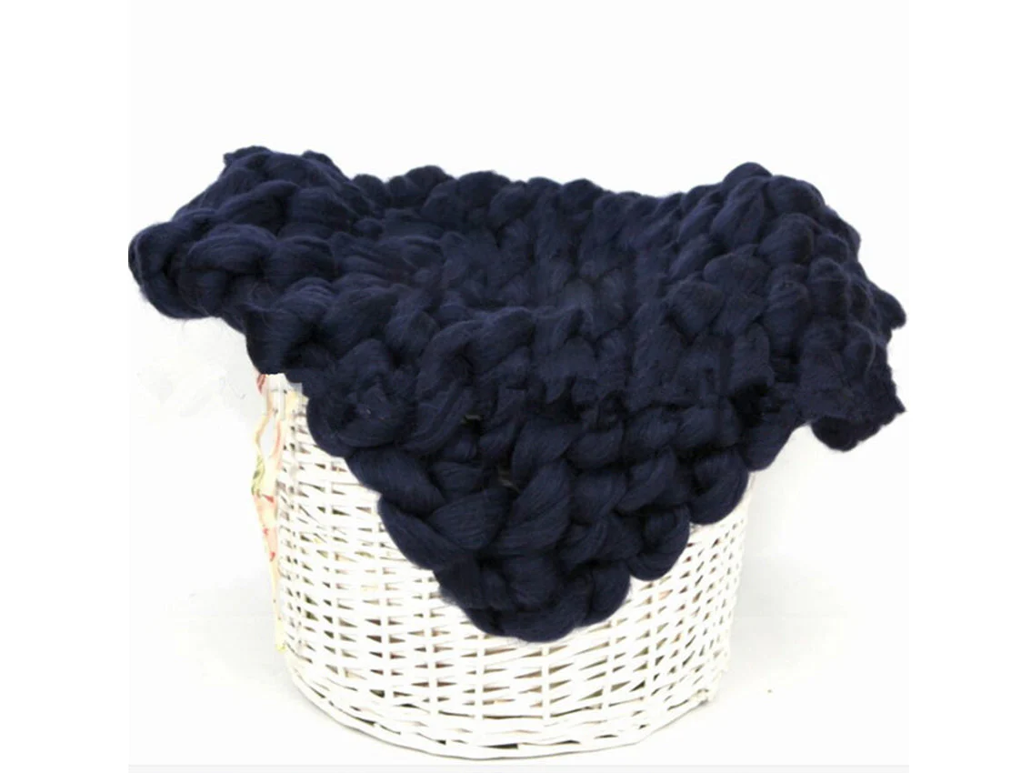 Kate 50cm*60cm Wool Knit Blanket for Newborn Photography - Image 12