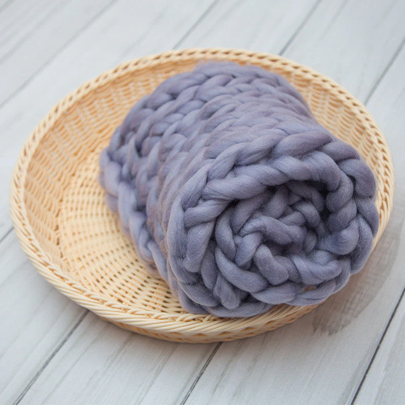 Kate 50cm*60cm Wool Knit Blanket for Newborn Photography - Image 13