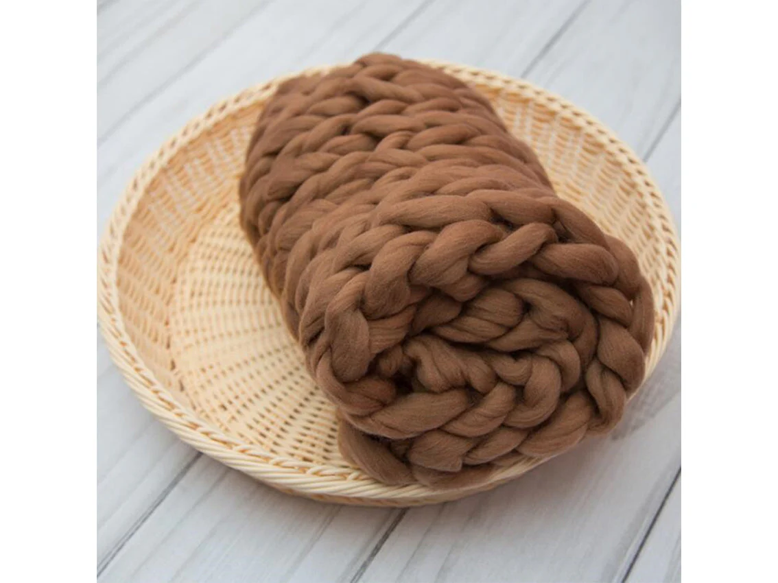 Kate 50cm*60cm Wool Knit Blanket for Newborn Photography - Image 3