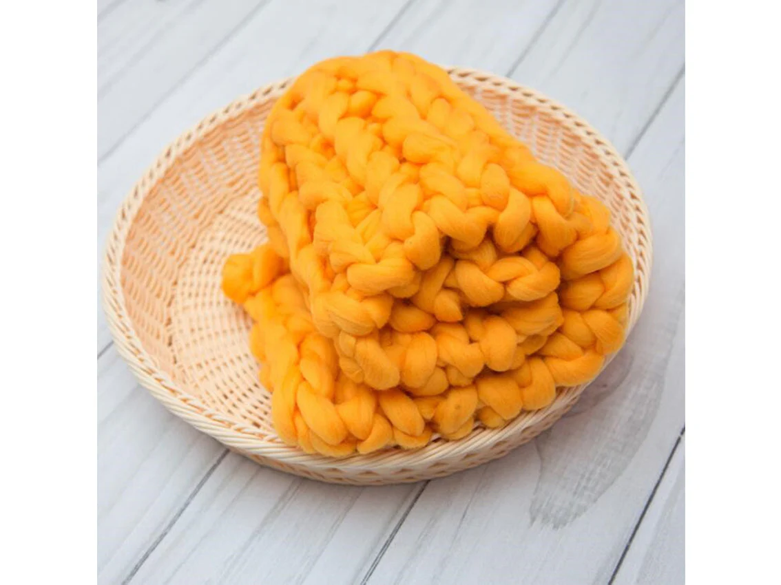 Kate 50cm*60cm Wool Knit Blanket for Newborn Photography - Image 4