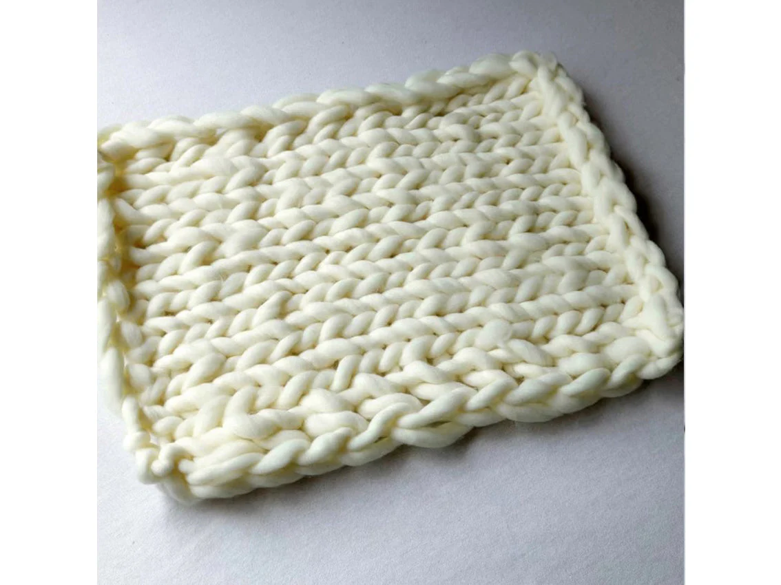 Kate 50cm*60cm Wool Knit Blanket for Newborn Photography - Image 5