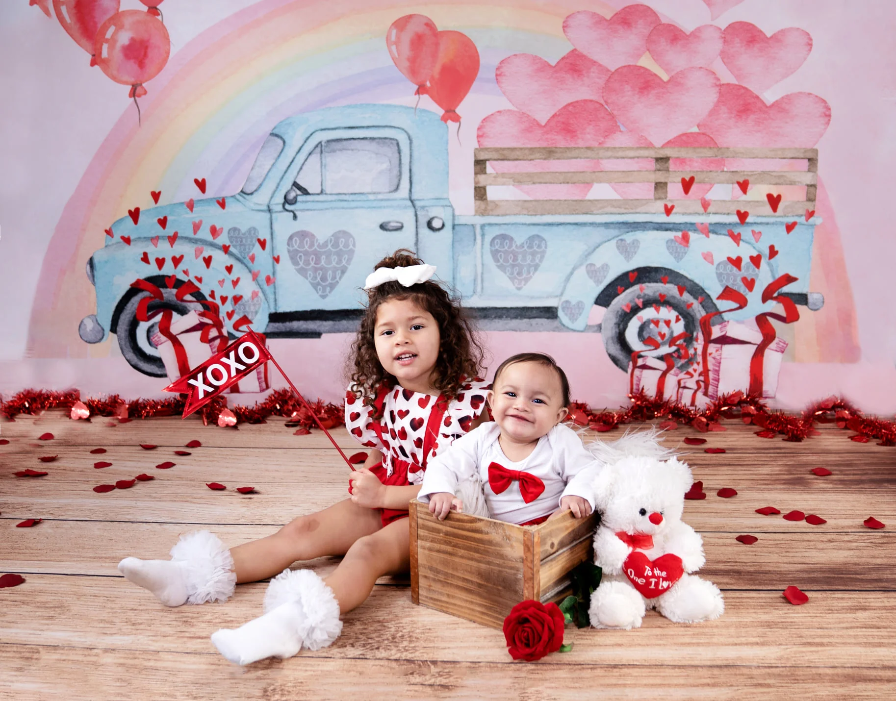 Kate Valentine's Day Love Truck Backdrop Designed by GQ - Image 3