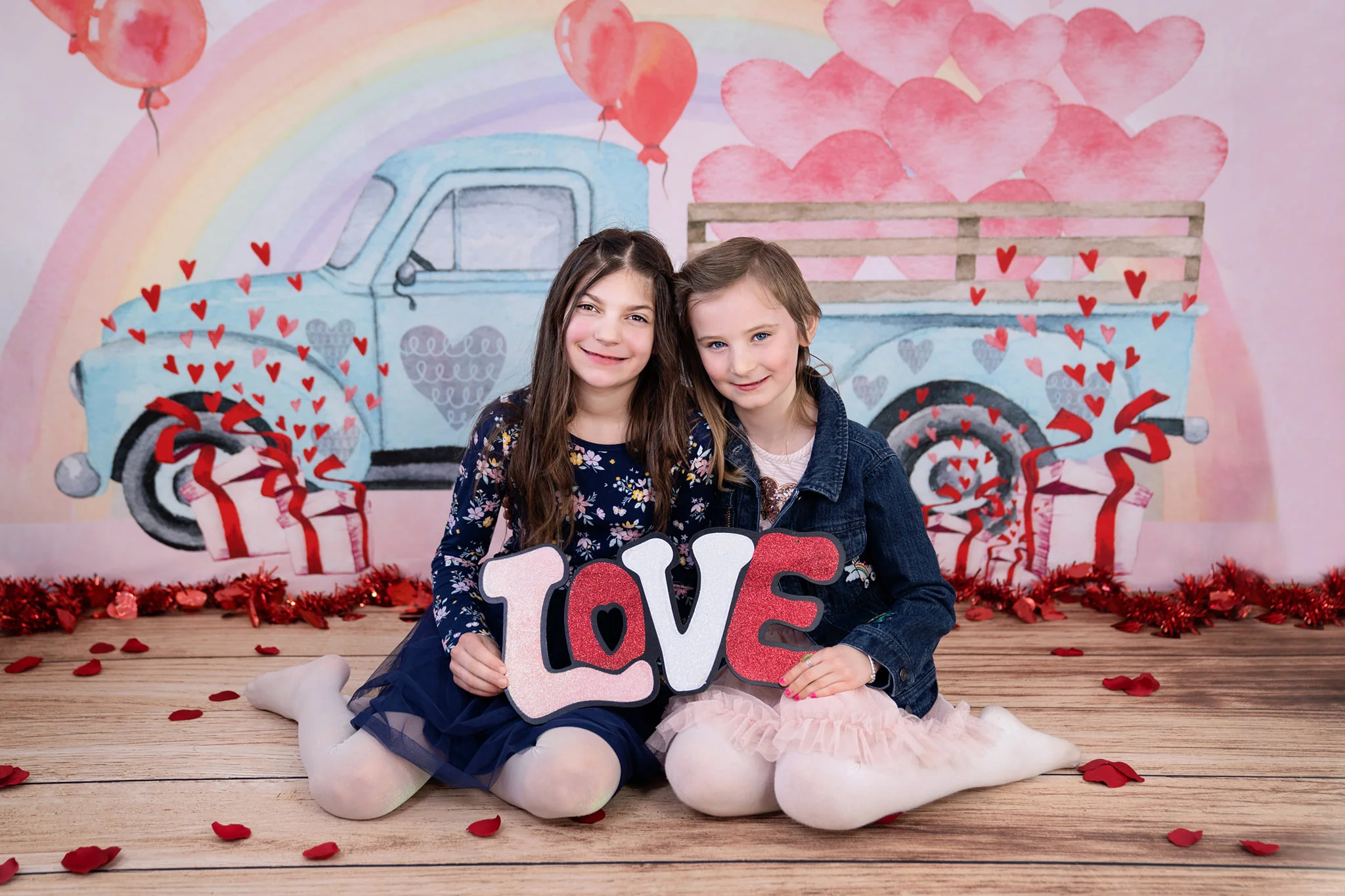 Kate Valentine's Day Love Truck Backdrop Designed by GQ - Image 4