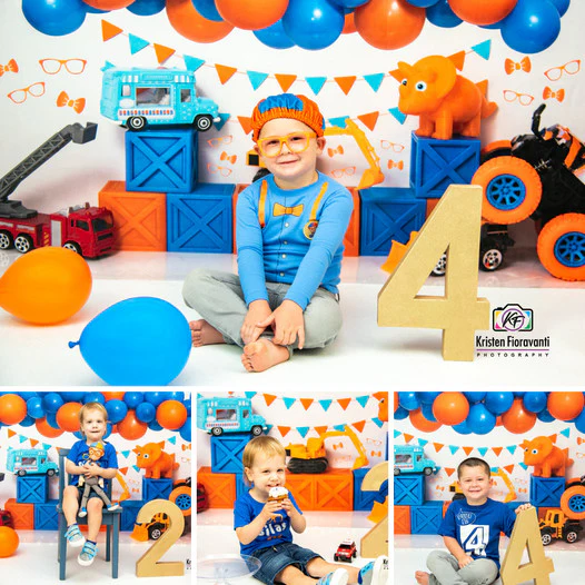 Kate Cake Smash Backdrop Nerd Balloons Designed By Leila Hale