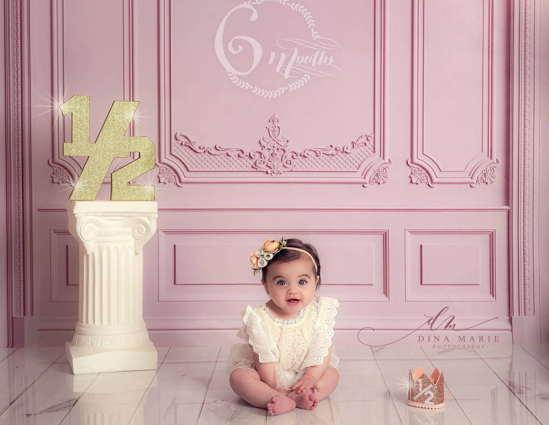 Kate Pink Retro Wall Backdrop Designed by Chain Photography - Image 4