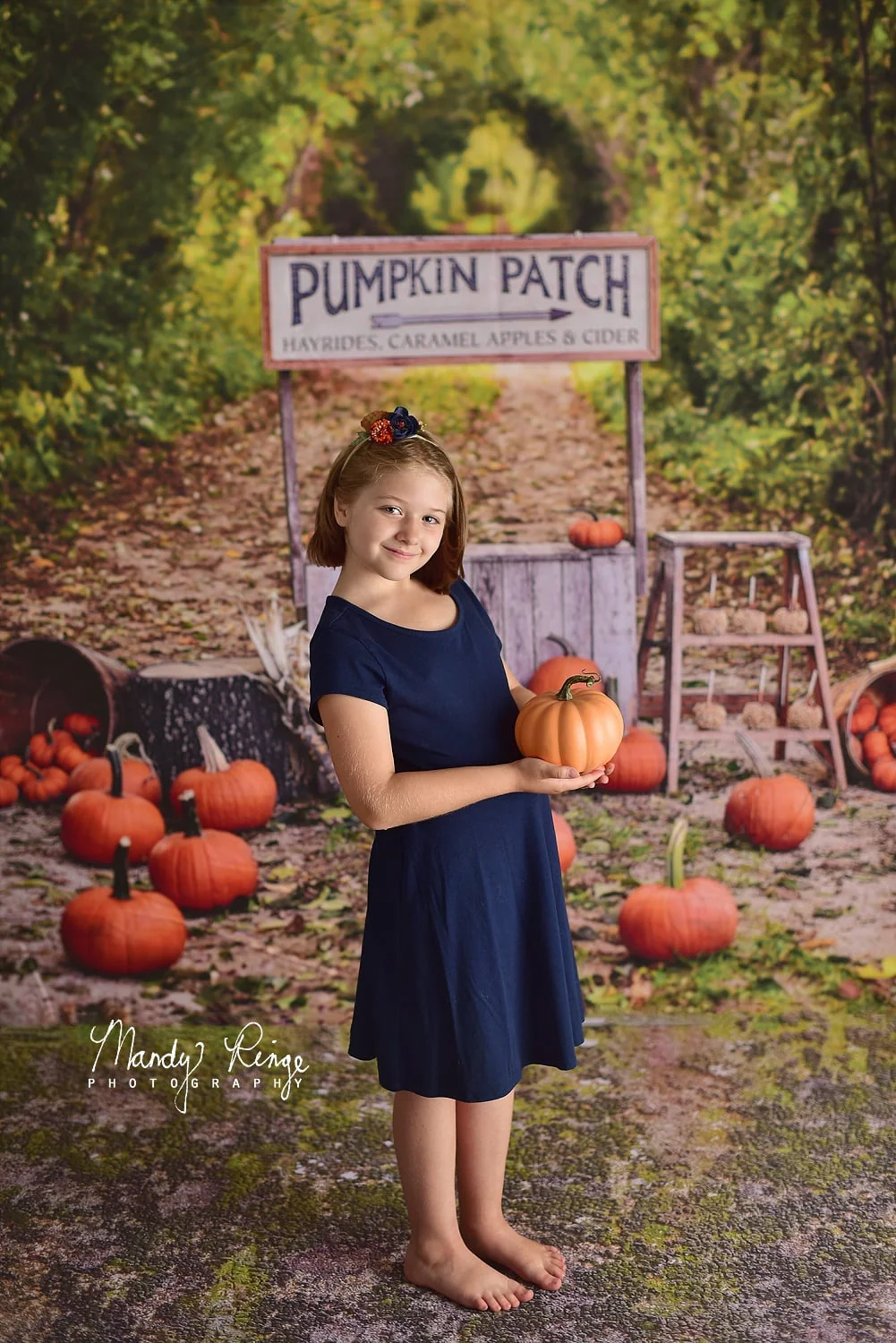 Kate Autumn/Thanksgiving Backdrop Pumpkin Stand Designed by Mandy Ringe Photography - Image 4